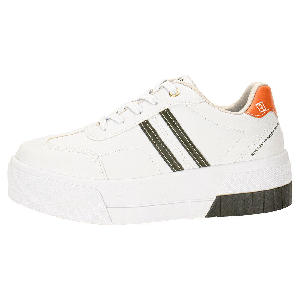 TÊNIS FEMININO CASUAL RAMARIM 2484103 Branco/Verde 2