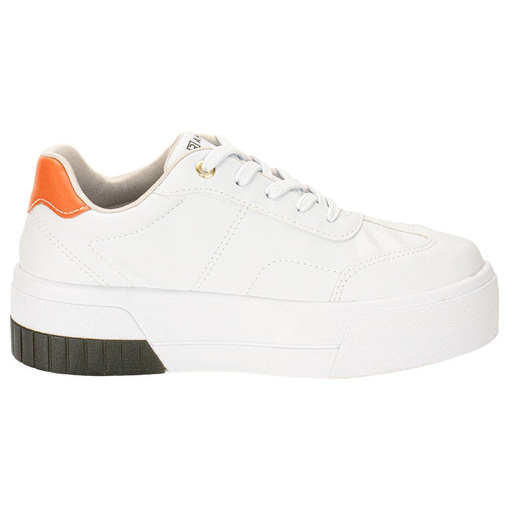 TÊNIS FEMININO CASUAL RAMARIM 2484103 Branco/Verde 5