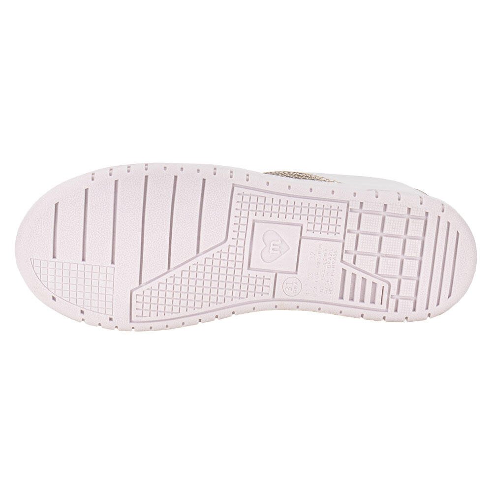 TÊNIS INFANTIL MOLEKINHA 2562112 Branco/Dourado 4