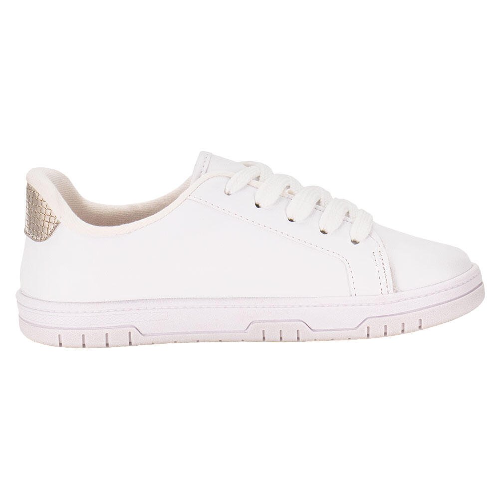 TÊNIS INFANTIL MOLEKINHA 2562112 Branco/Dourado 5