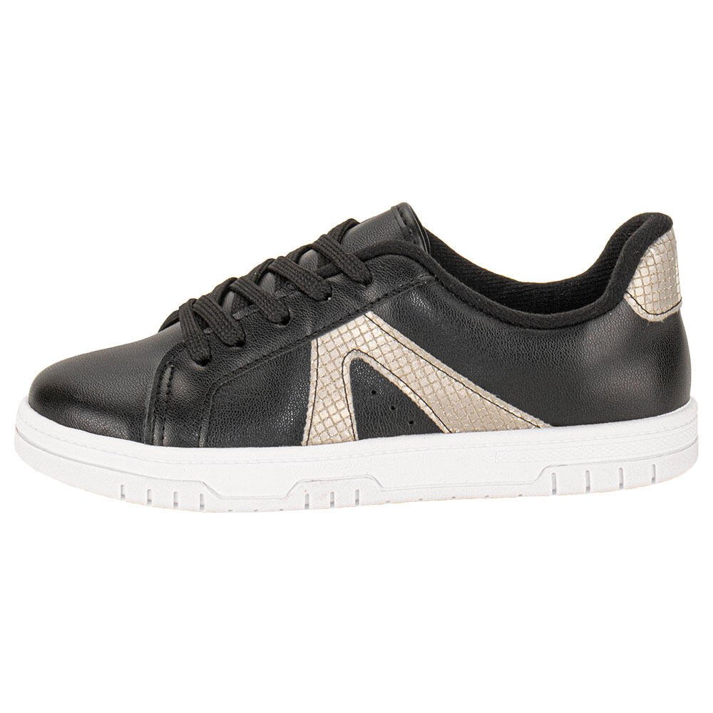 TÊNIS INFANTIL MOLEKINHA 2562112  Preto/Dourado 2