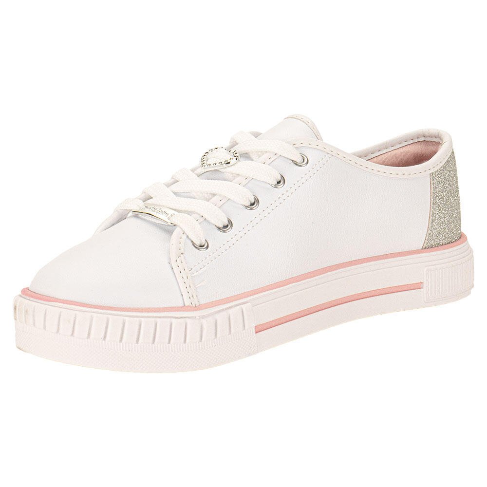 TÊNIS INFANTIL MOLEKINHA 2565106 Branco/Rosa
