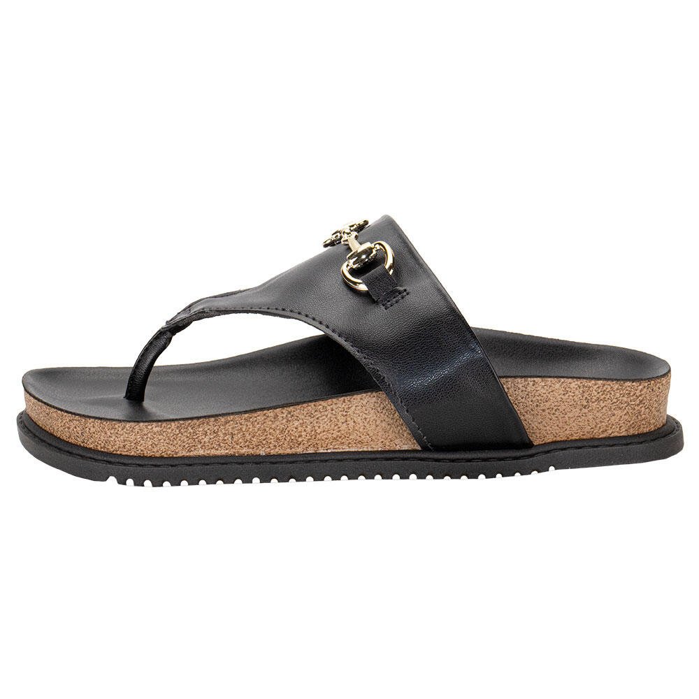 TAMANCO FEMININO FLAT BEIRA RIO 8524105  Preto 2