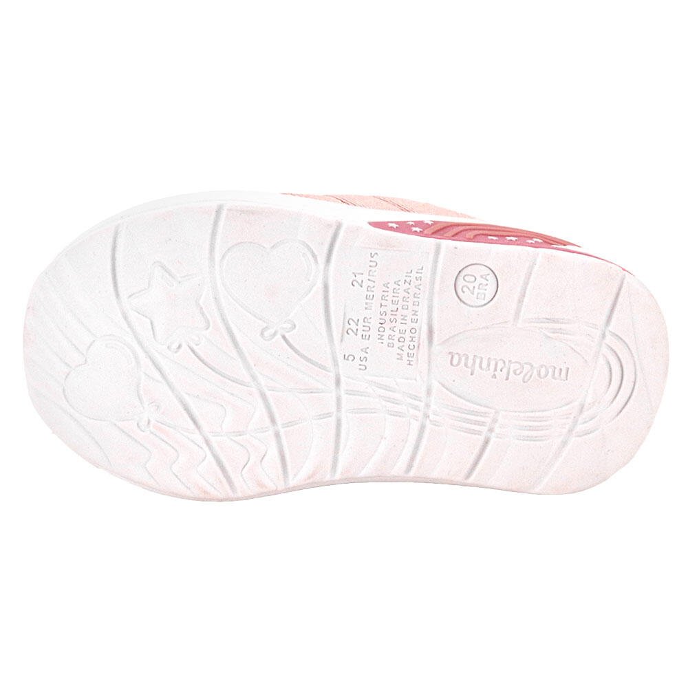 TÊNIS INFANTIL SLIP ON LED MOLEKINHA 2731204  Rosa 4