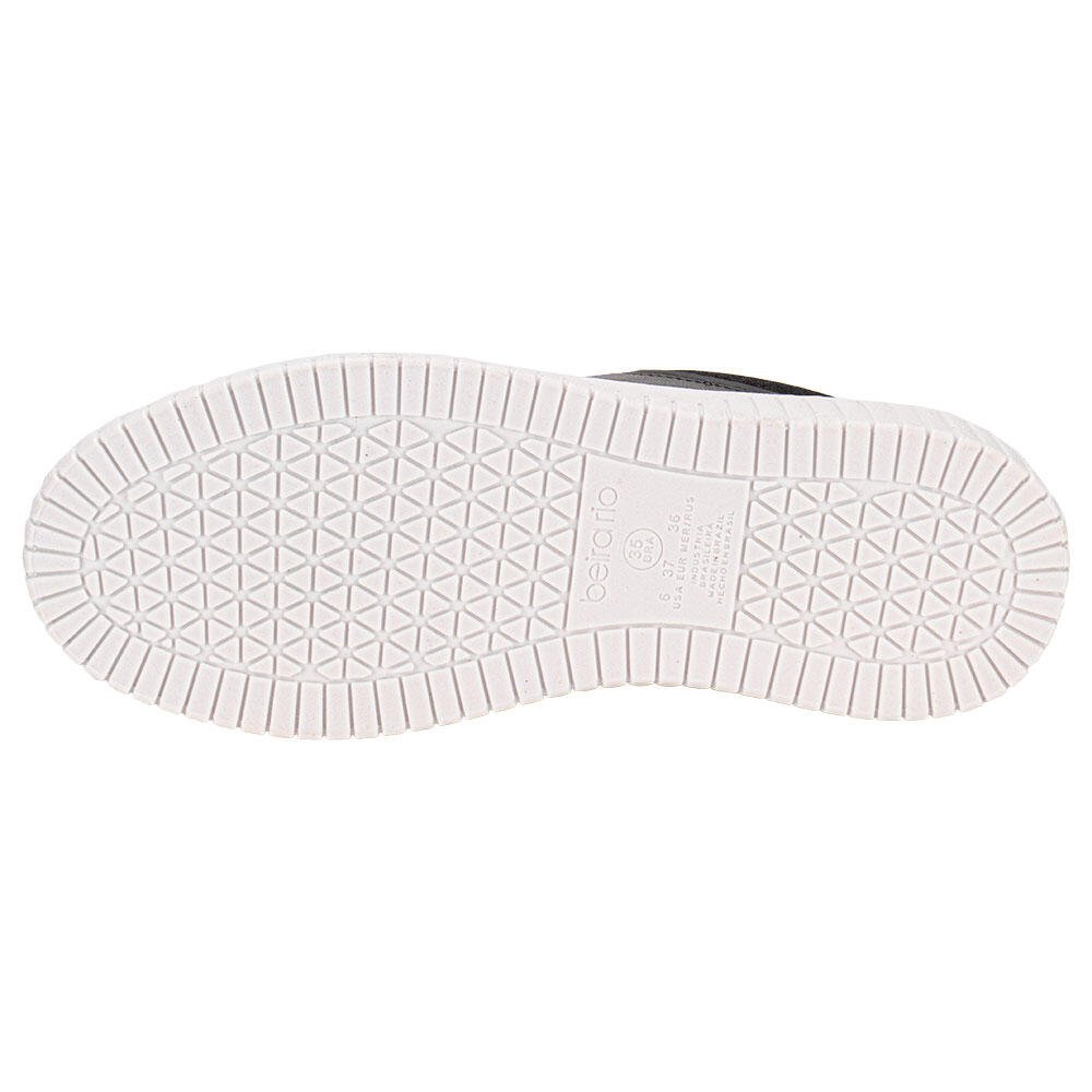 TÊNIS FEMININO CASUAL BEIRA RIO 4316102  Preto 4