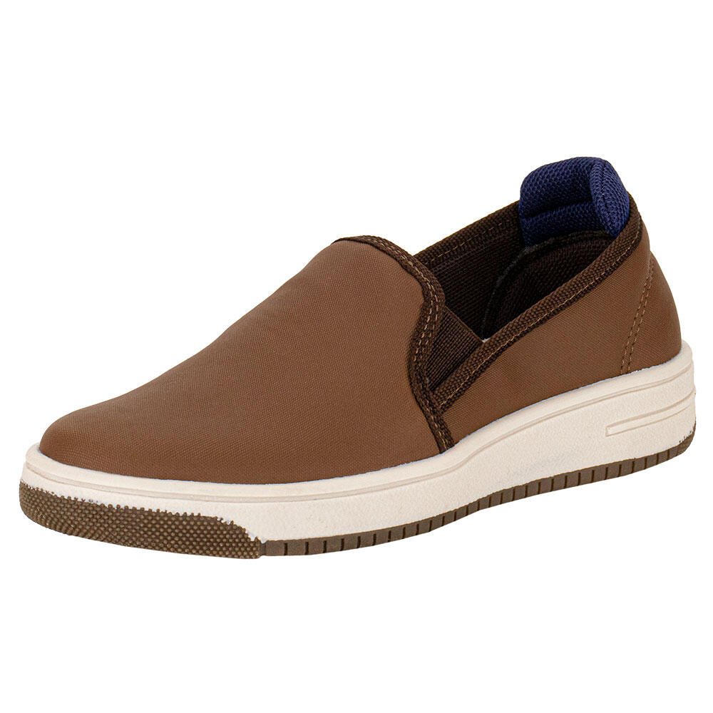 TÊNIS INFANTIL SLIP ON FUNWAY FFC32 Marrom 1