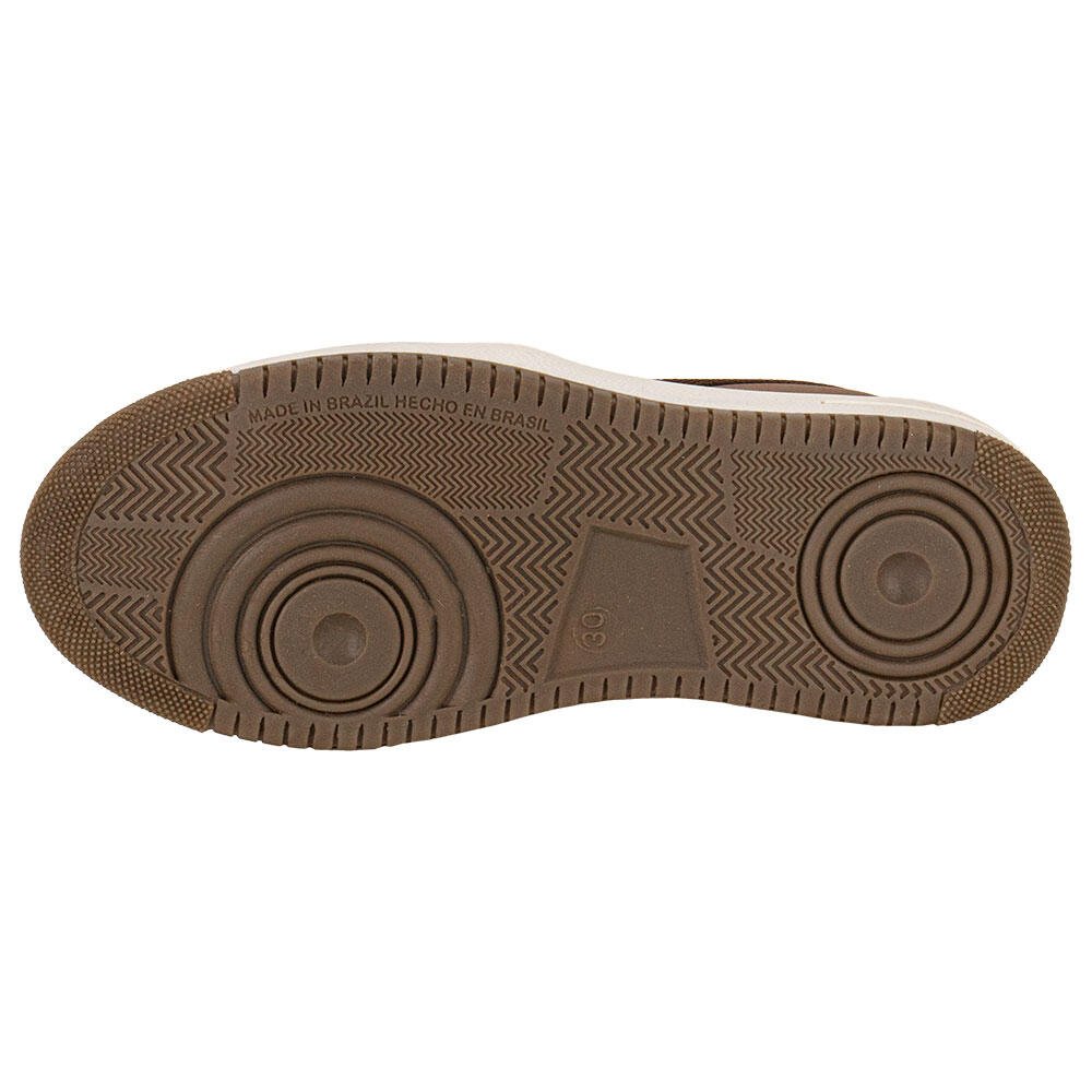 TÊNIS INFANTIL SLIP ON FUNWAY FFC32 Marrom 4