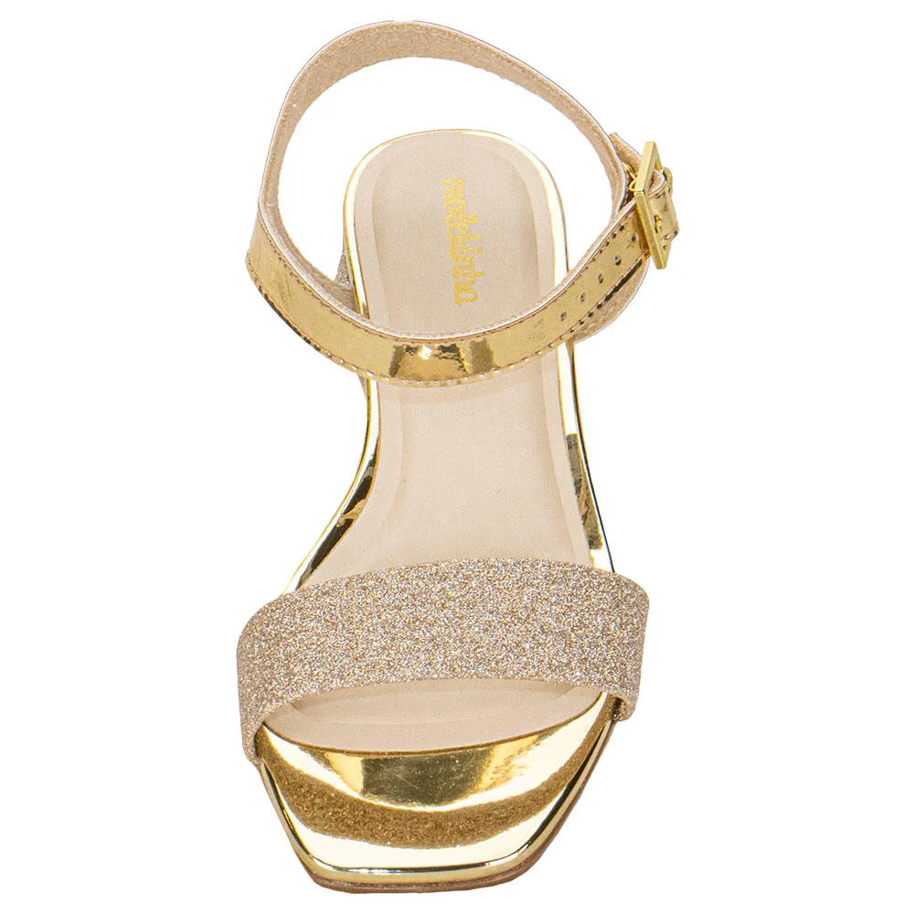SANDÁLIA INFANTIL MOLEKINHA 2347100  Dourado 5