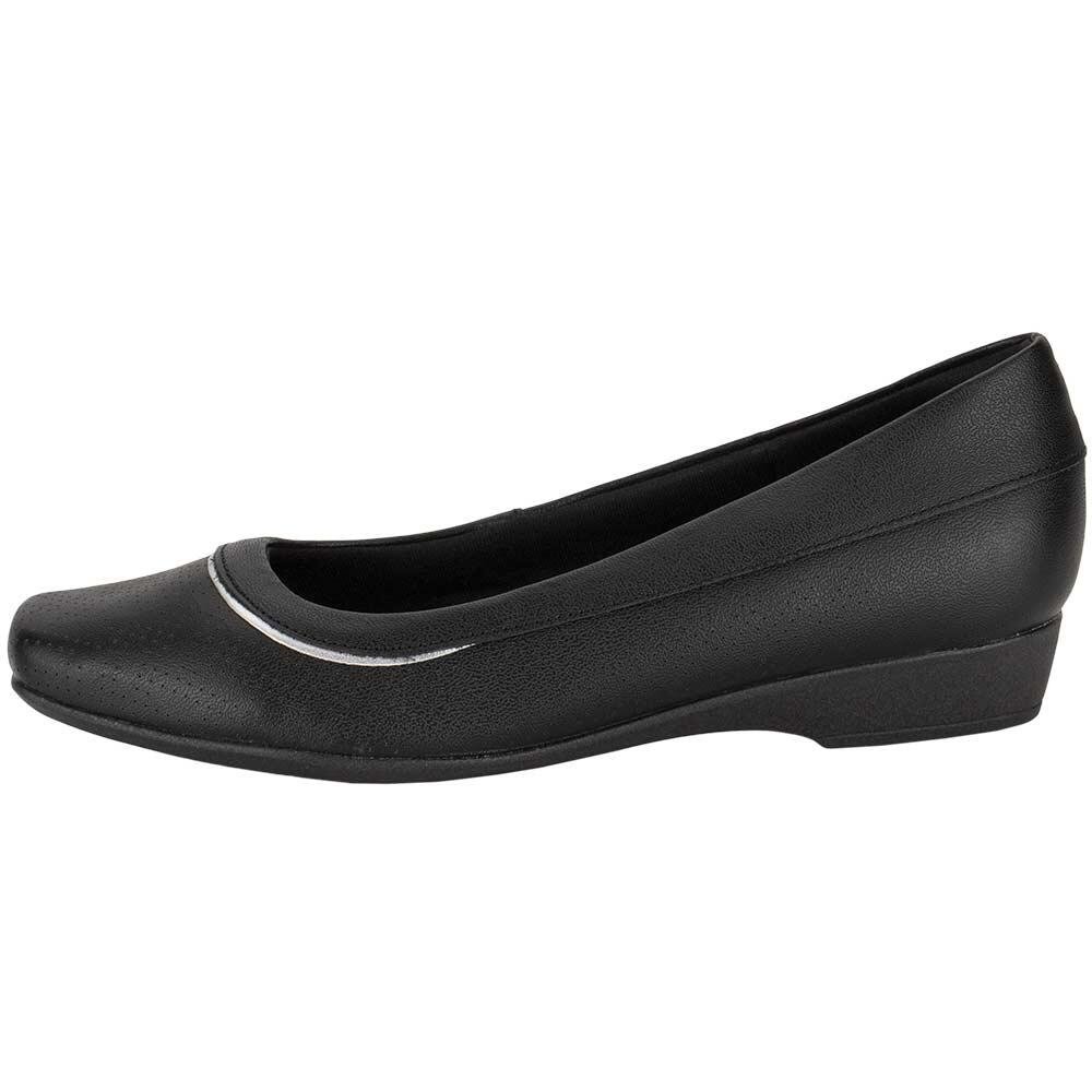 SAPATILHA FEMININA FLAT USAFLEX MM1602  Preto 2
