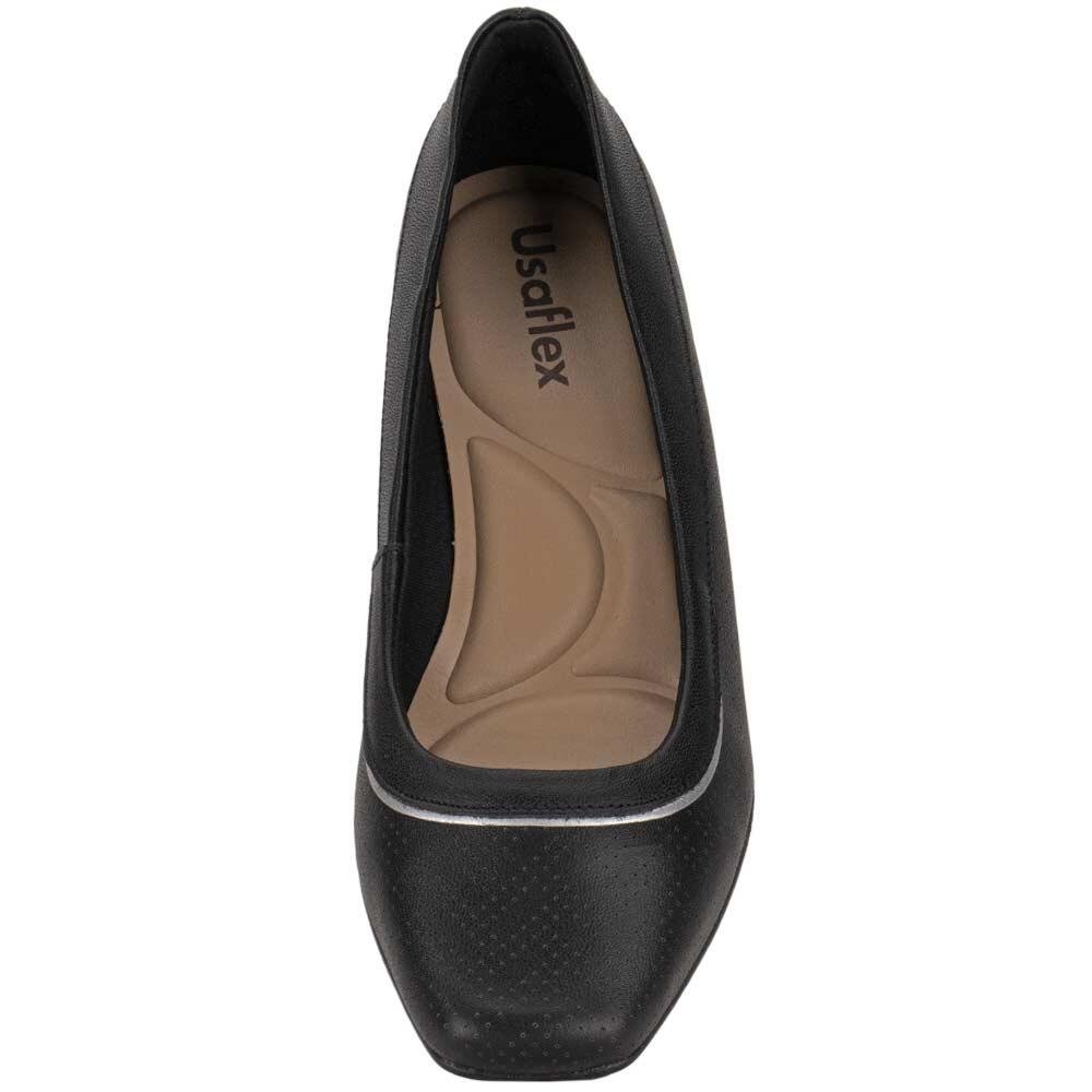 SAPATILHA FEMININA FLAT USAFLEX MM1602  Preto 5
