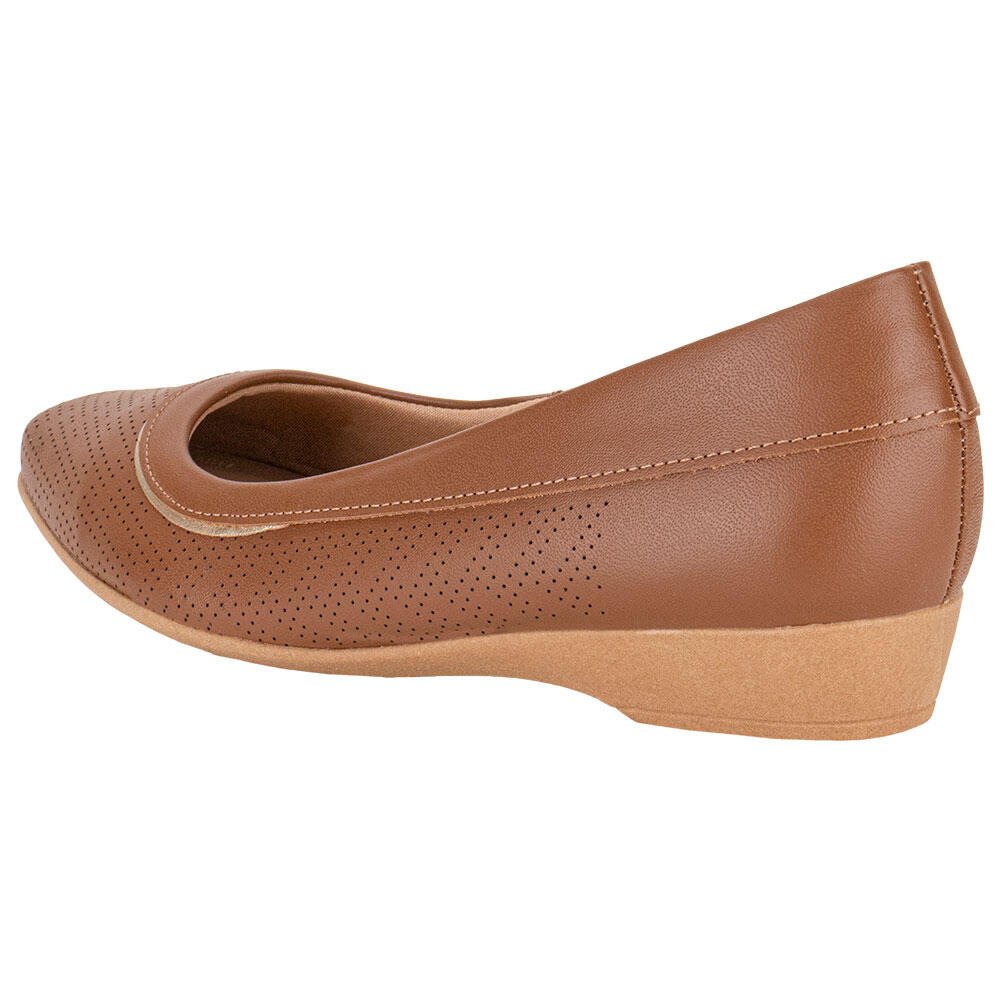 SAPATILHA FEMININA FLAT USAFLEX MM1602 Marrom 3