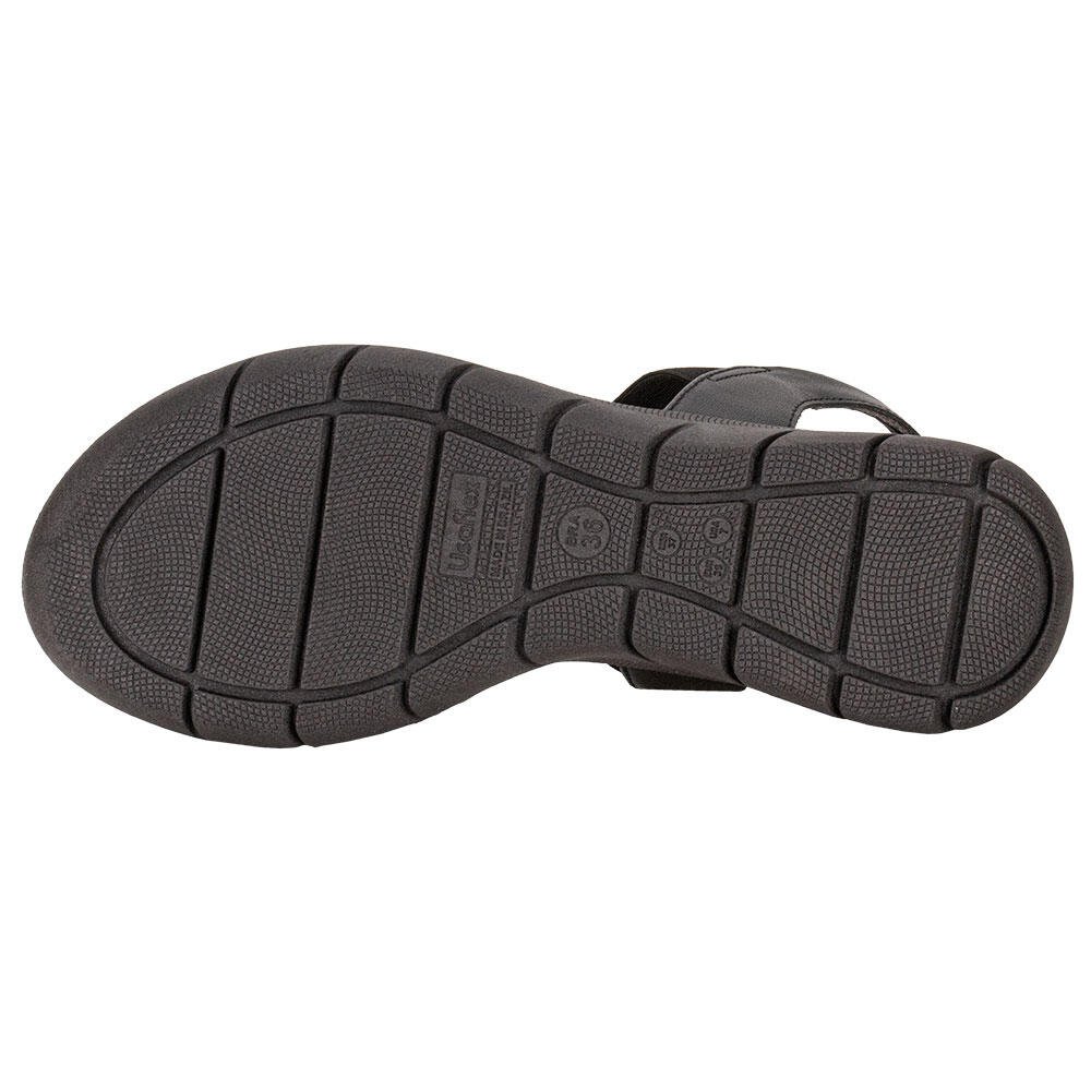 SANDÁLIA FEMININA FLAT USAFLEX AL1402  Preto 4