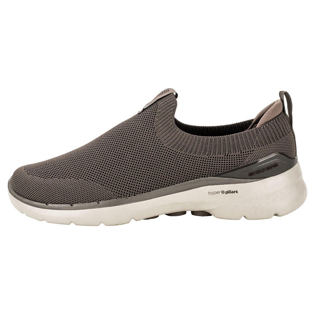 TÊNIS MASCULINO GO WALK 6 WARNOCK SKECHERS 216267 Cinza 2