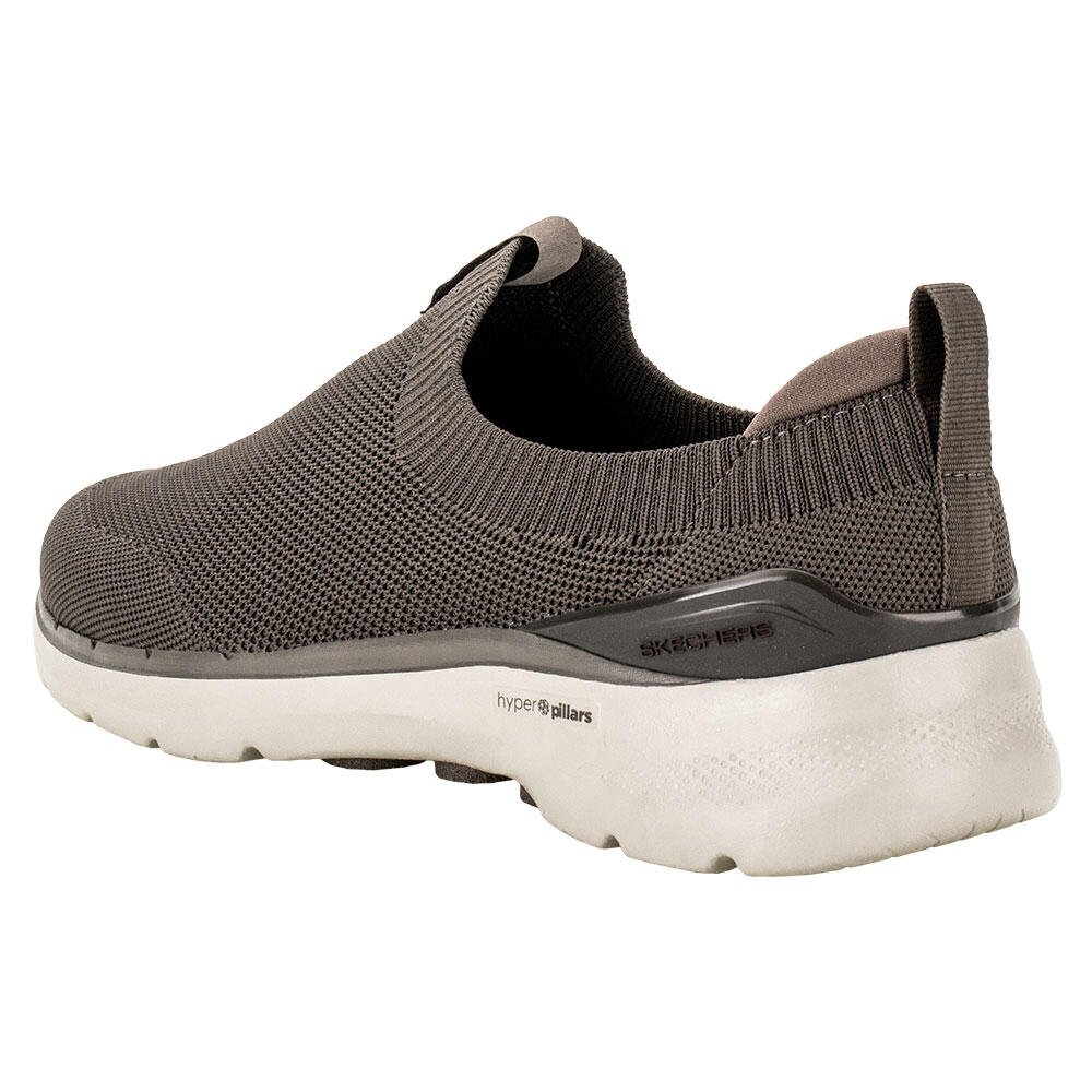TÊNIS MASCULINO GO WALK 6 WARNOCK SKECHERS 216267 Cinza 3