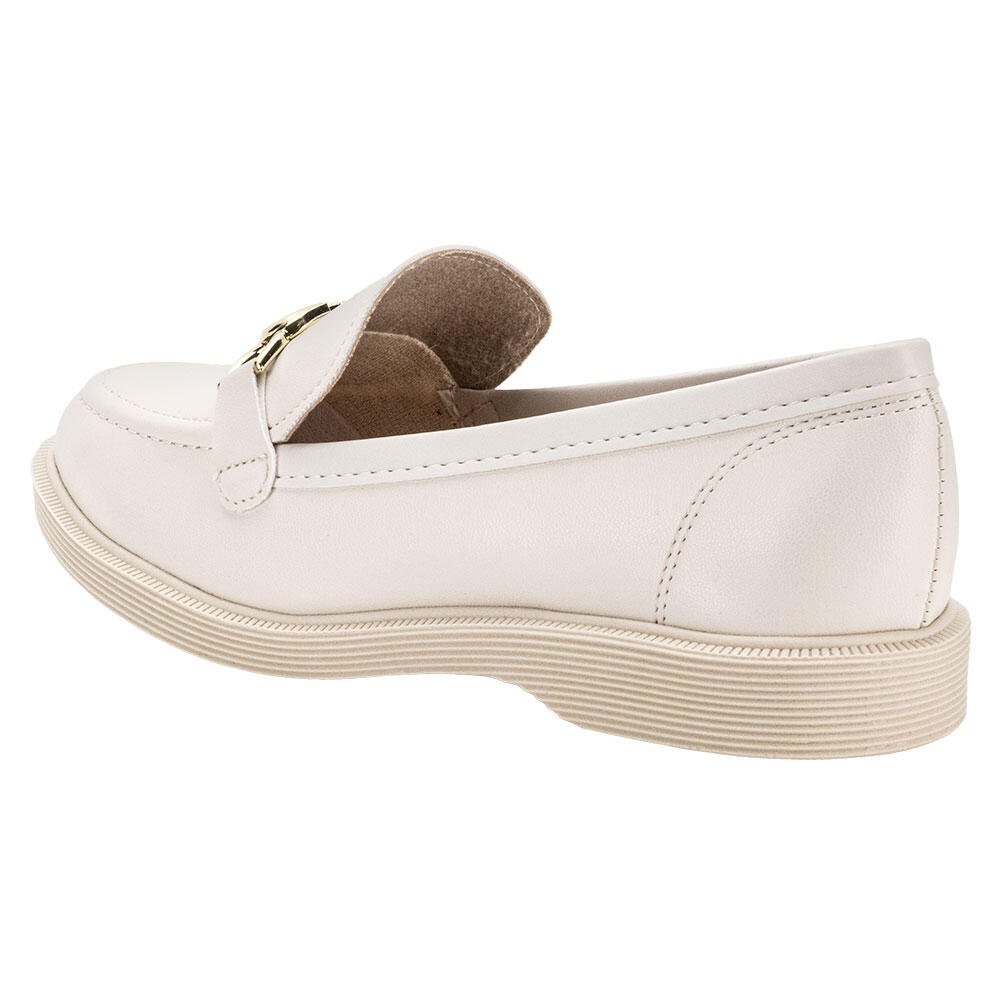 MOCASSIM FEMININO MOLECA 5666109  Branco 3