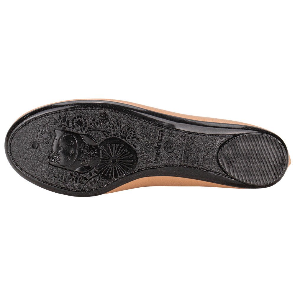 SAPATILHA FEMININA FLAT MOLECA 5726115 Marrom 4