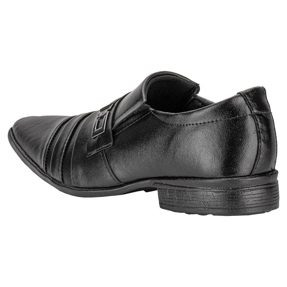 SAPATO MASCULINO SOCIAL MAIS LEVE 612 Preto 3