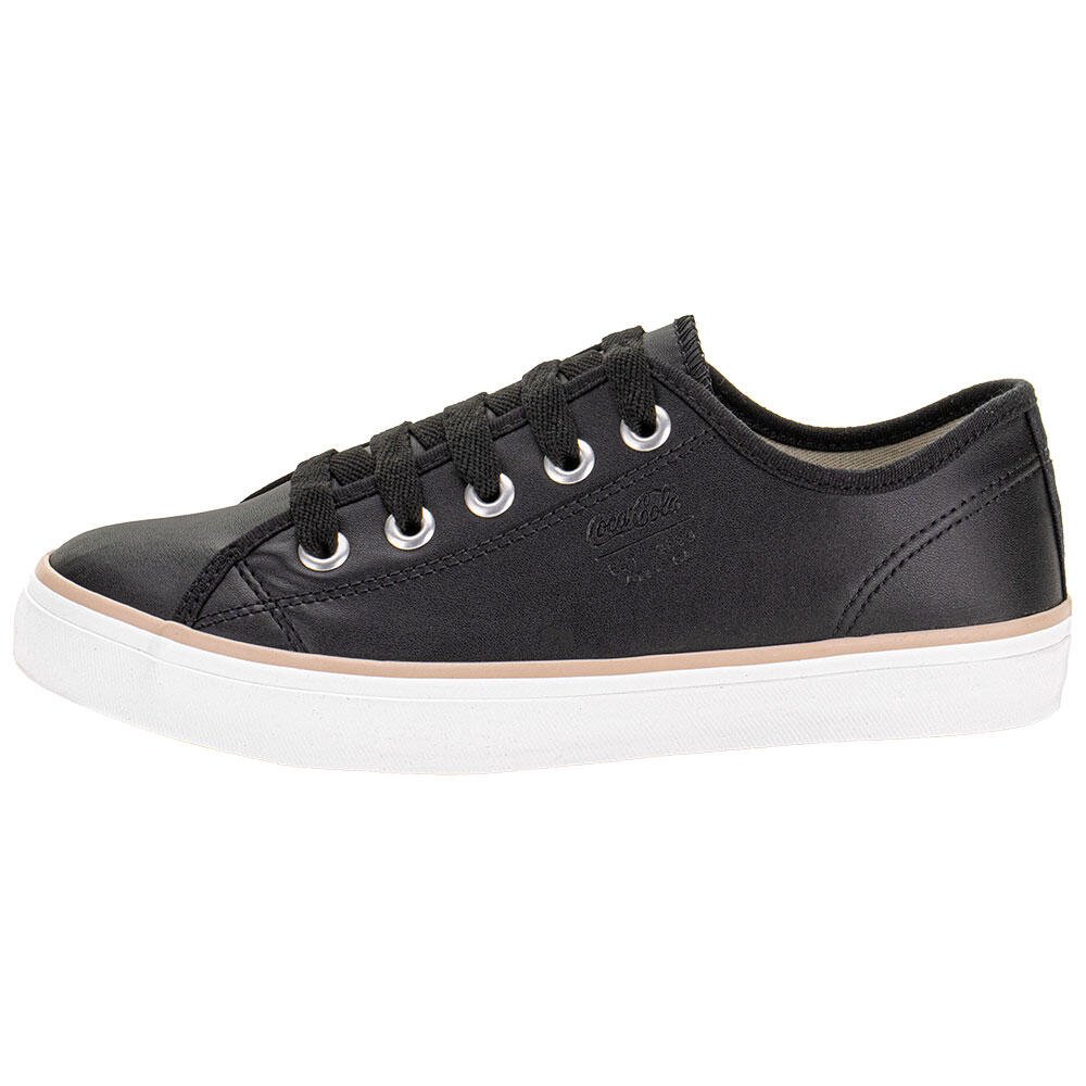 TÊNIS FEMININO STREAM TOWN COCA-COLA CC2336  Preto 2