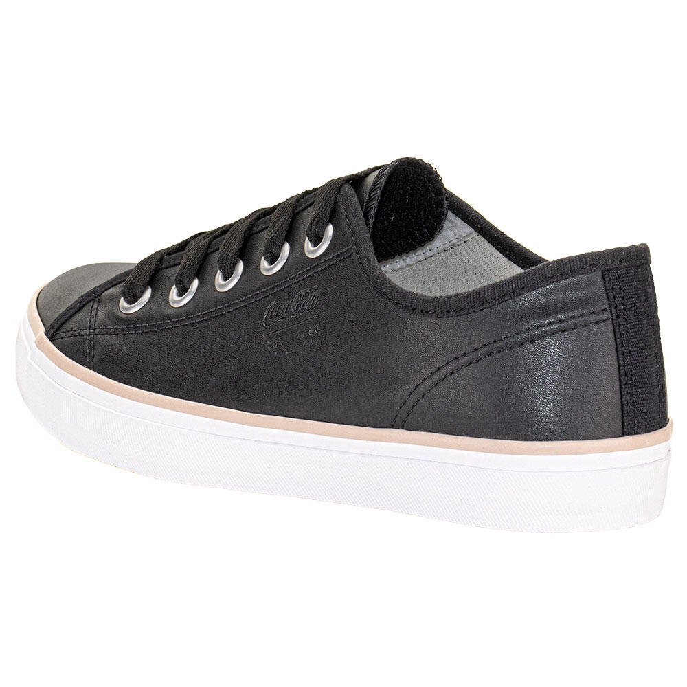 TÊNIS FEMININO STREAM TOWN COCA-COLA CC2336  Preto 3