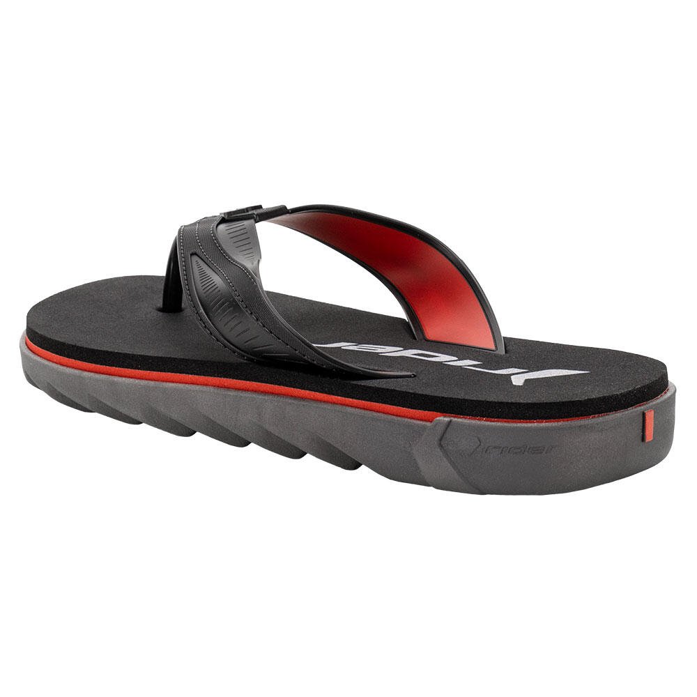 CHINELO MASCULINO RW PLUS RIDER 12425 Preto/Vermelho 4
