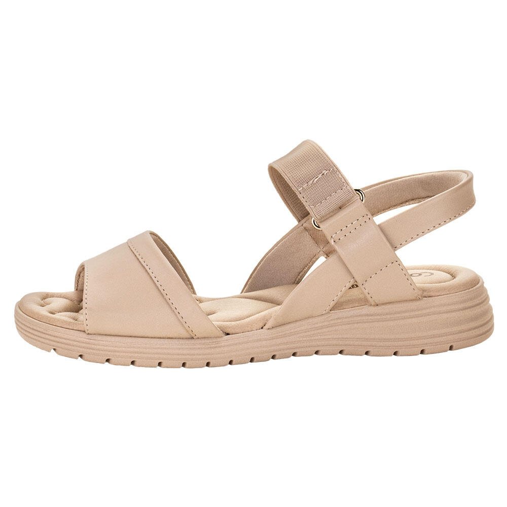 SANDÁLIA FEMININA FLAT COMFORTFLEX 2451326  Bege 2