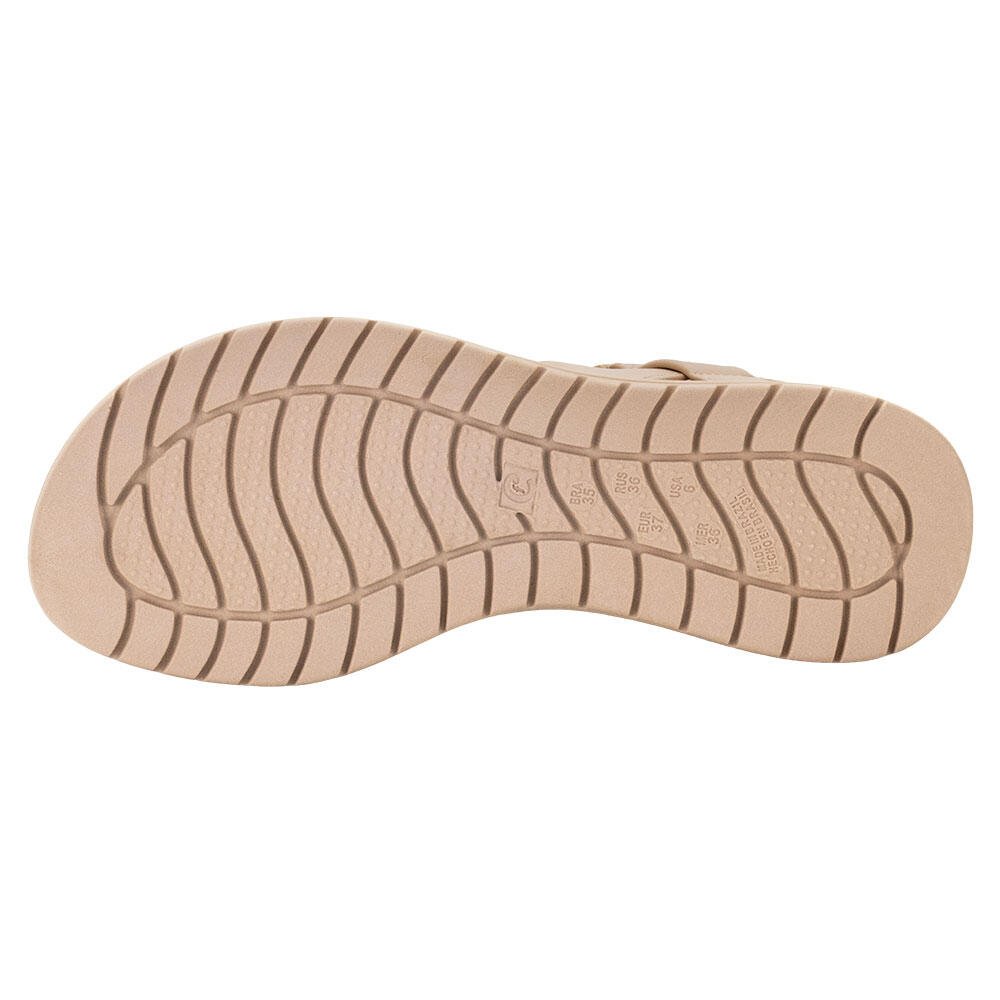 SANDÁLIA FEMININA FLAT COMFORTFLEX 2451326  Bege 4