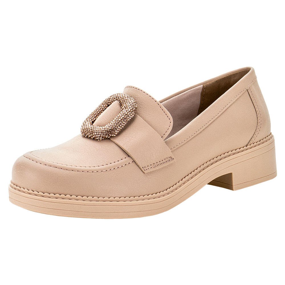 MOCASSIM FEMININO VIA MARTE 011001  Bege 1
