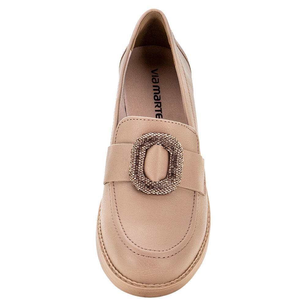 MOCASSIM FEMININO VIA MARTE 011001  Bege 5