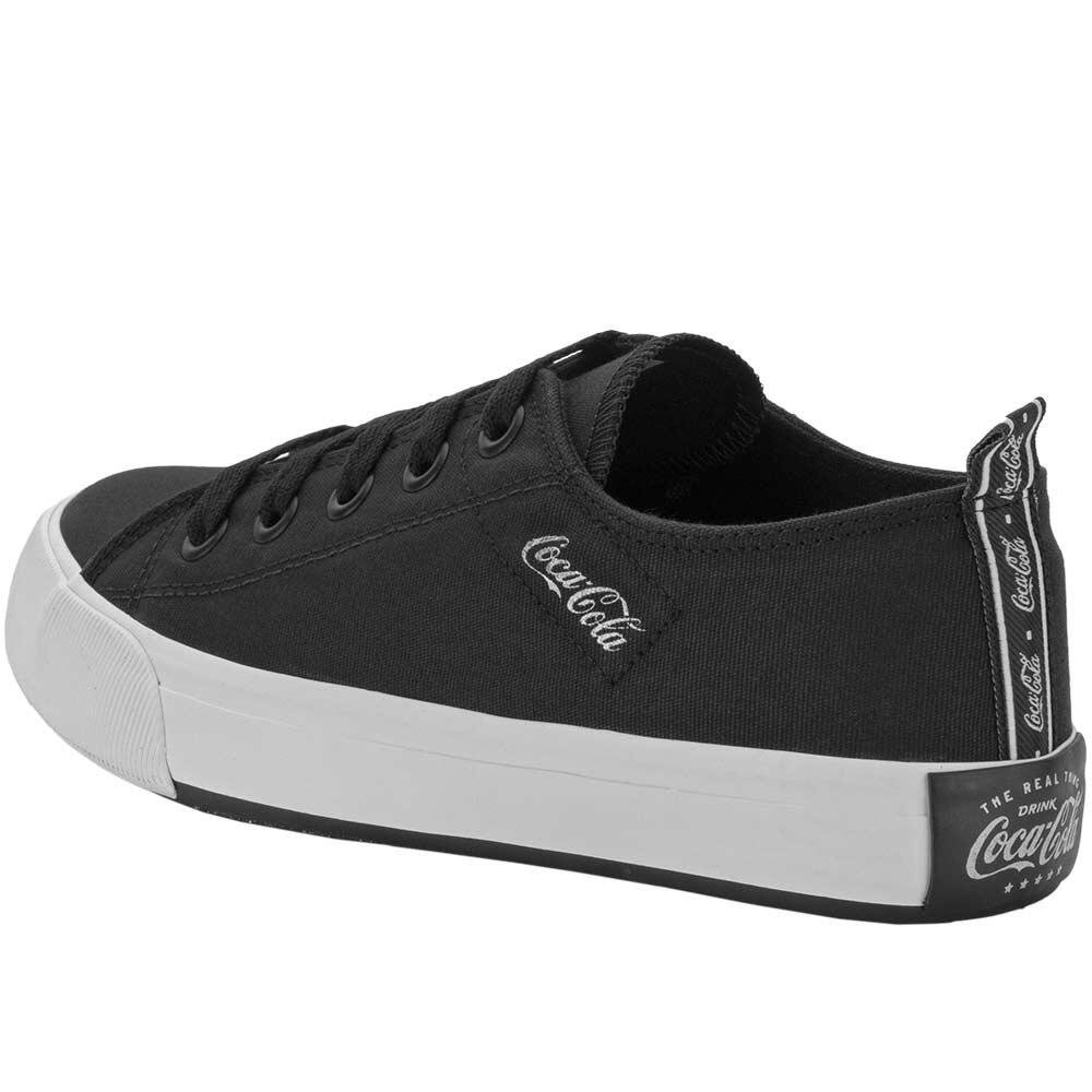 TÊNIS FEMININO ATLANTA CANVAS COKE COCA COLA CC2384  Preto 3
