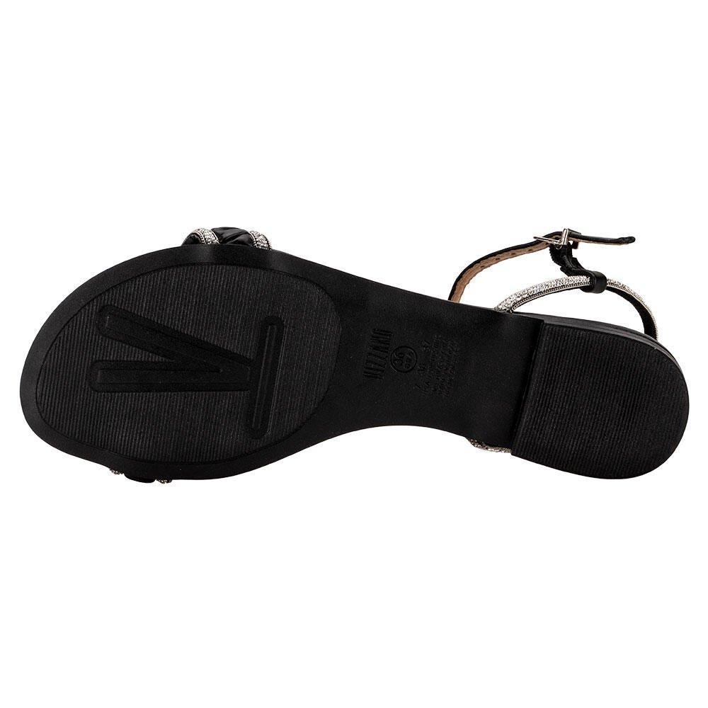 SANDÁLIA FEMININA FLAT VIZZANO 62351702  Preto 4