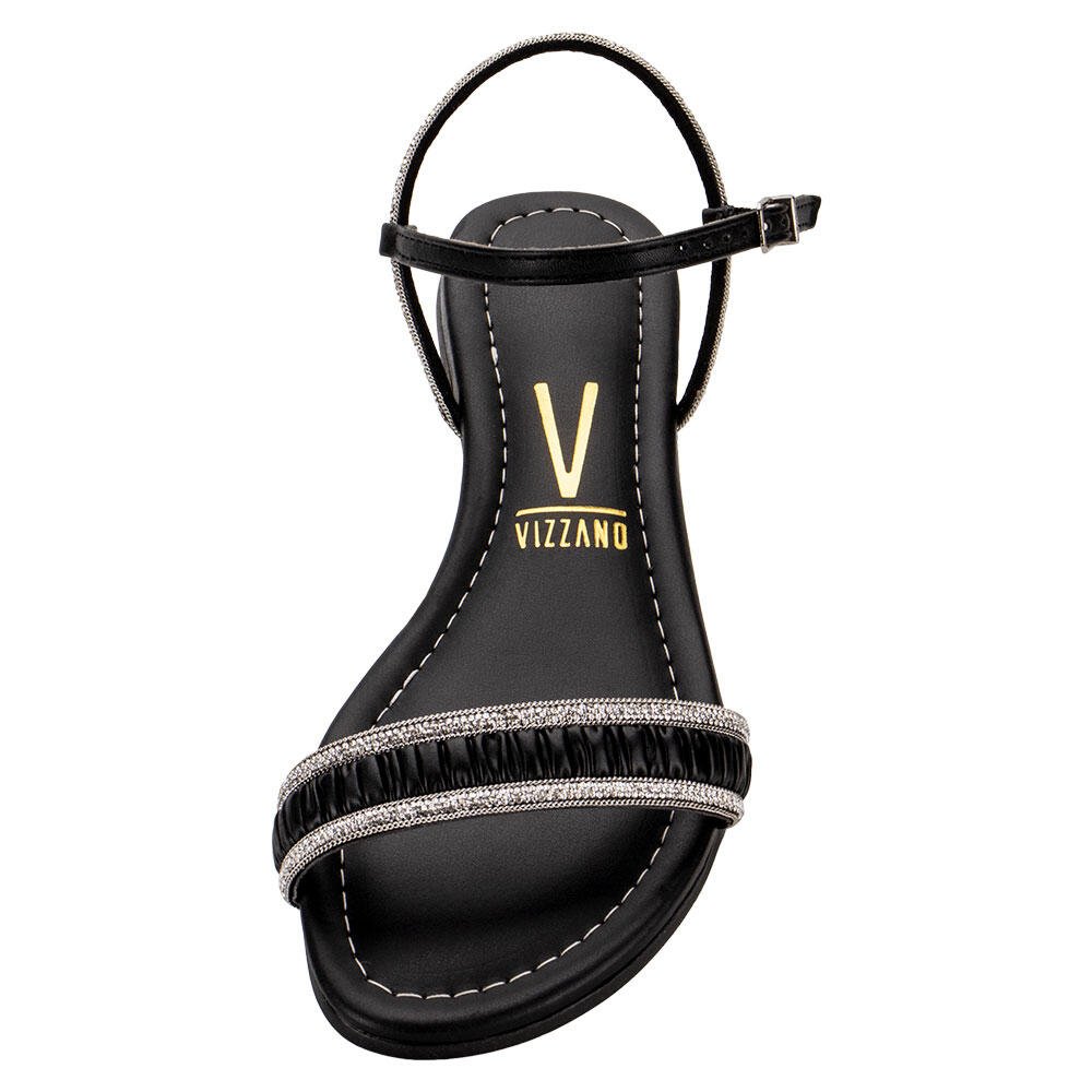 SANDÁLIA FEMININA FLAT VIZZANO 62351702  Preto 5