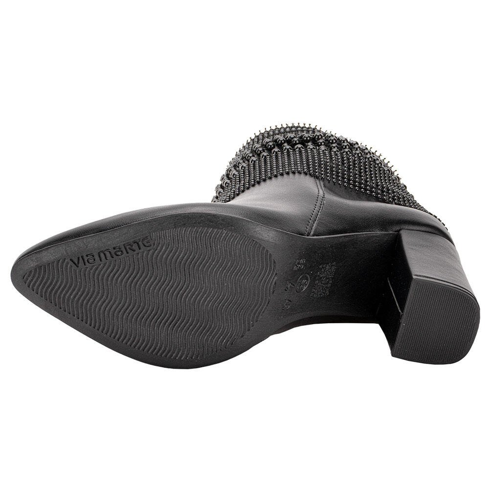 BOTA FEMININA CANO BAIXO VIA MARTE 021006  Preto 4