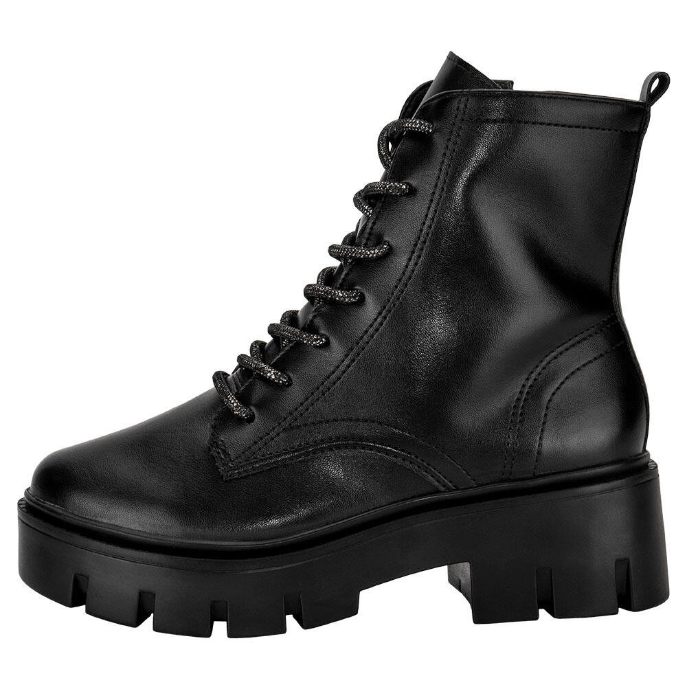 BOTA FEMININA COTURNO VIA MARTE 095001  Preto 2