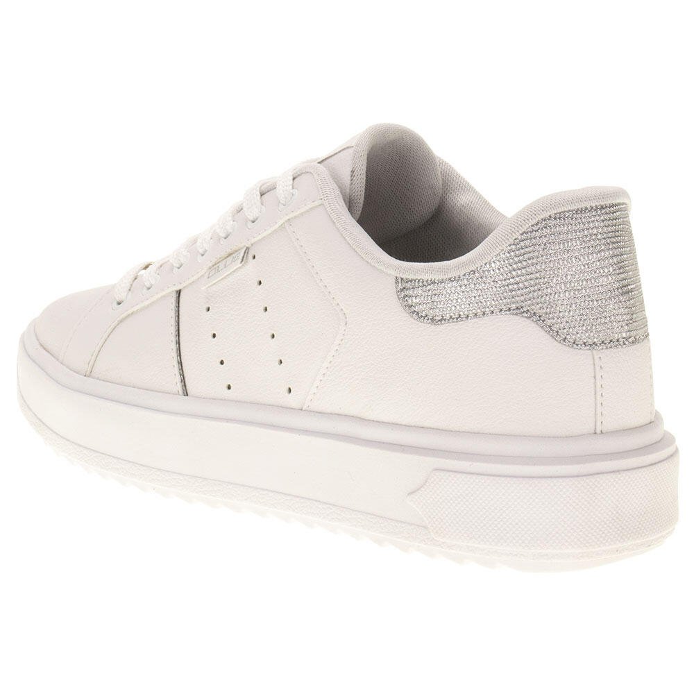 TÊNIS FEMININO LADY-F OLLIE 501  Branco/Cinza 3