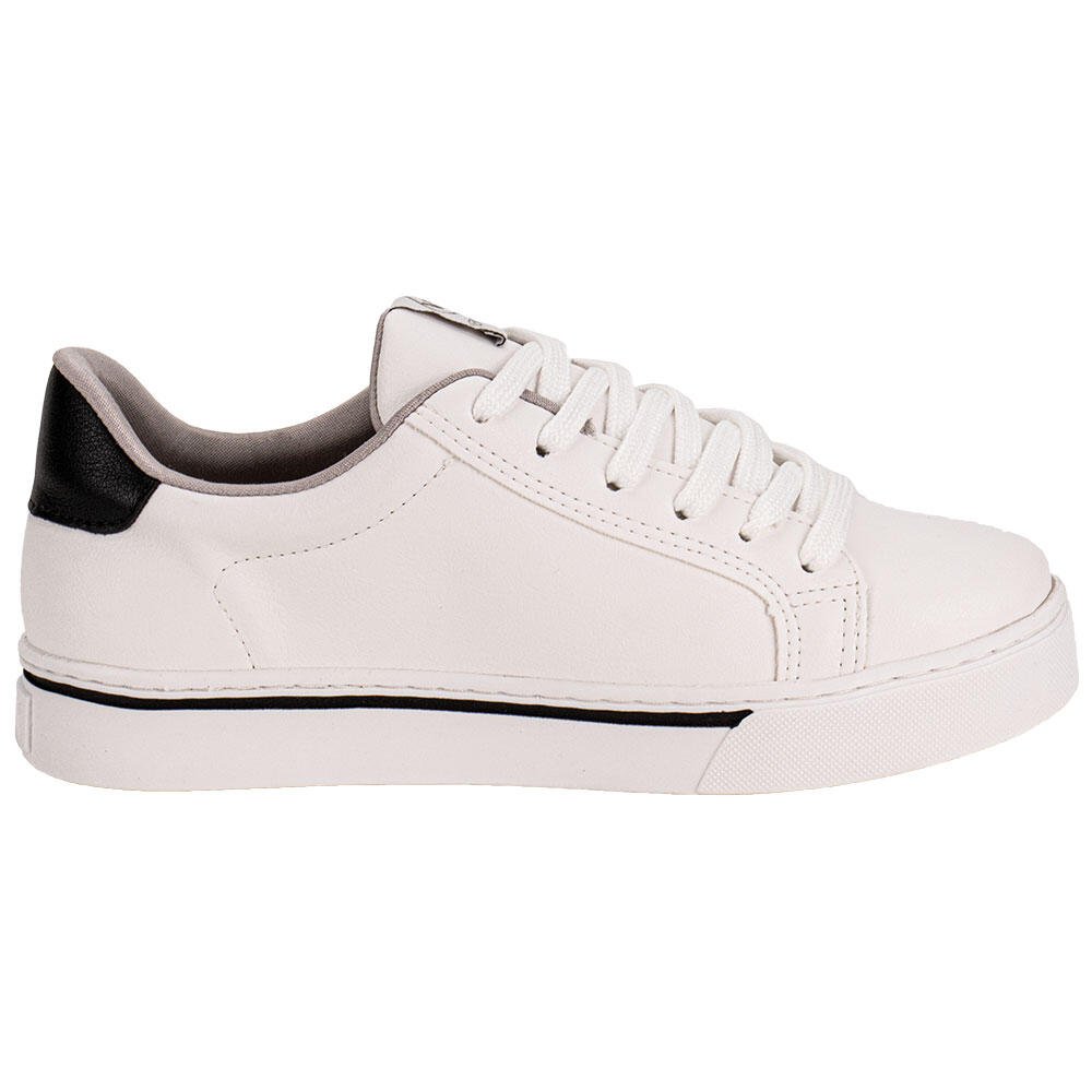 TÊNIS FEMININO VIA MARTE 016012 Branco/Preto 5