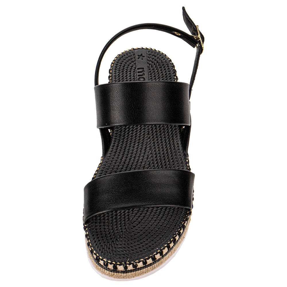 SANDÁLIA FEMININA FLAT MOLECA 5447518  Preto 5