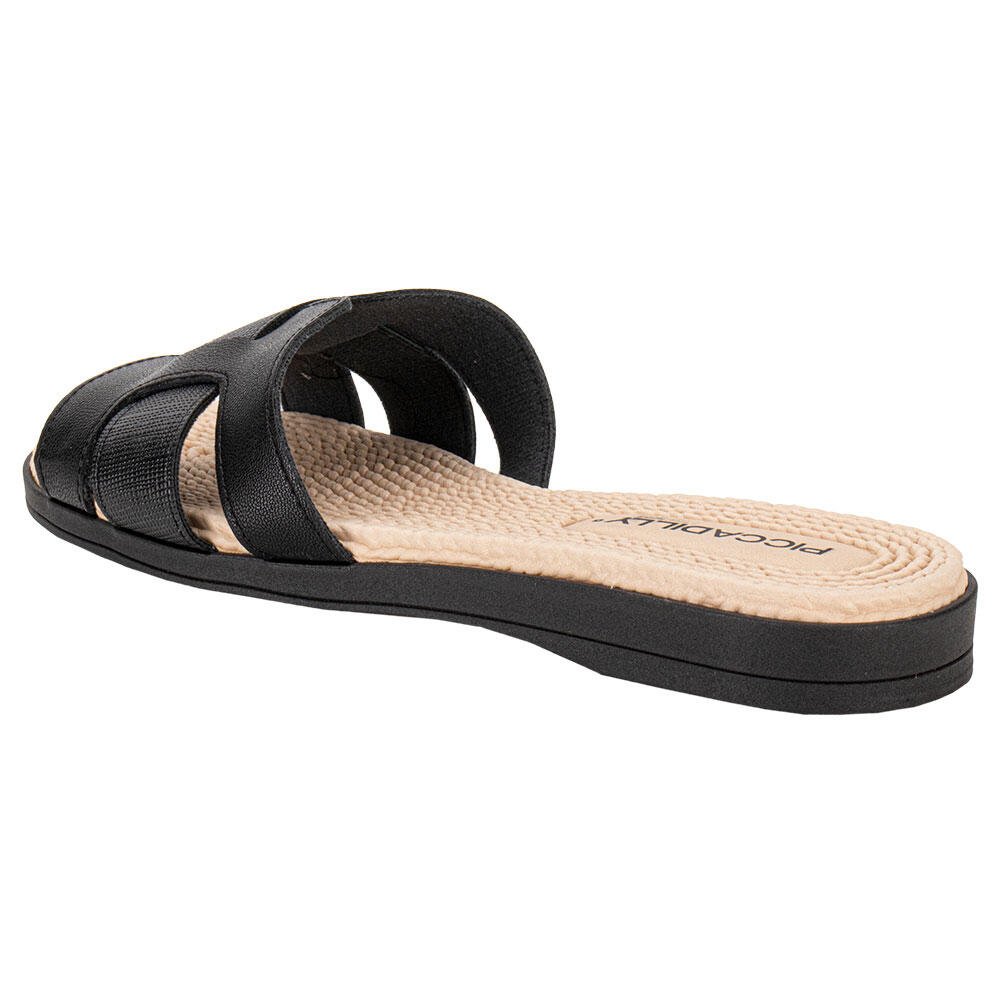 TAMANCO FEMININO FLAT PICCADILLY 513007  Preto 3