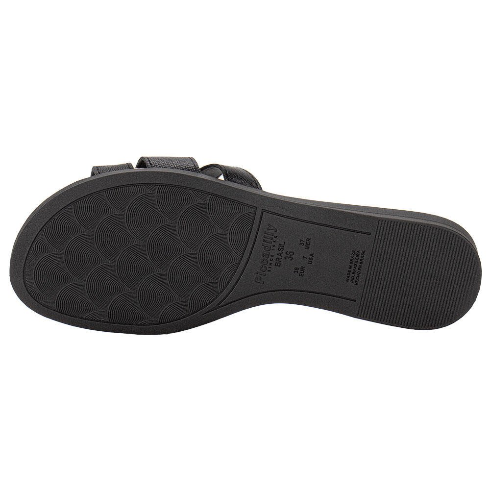 TAMANCO FEMININO FLAT PICCADILLY 513007  Preto 4