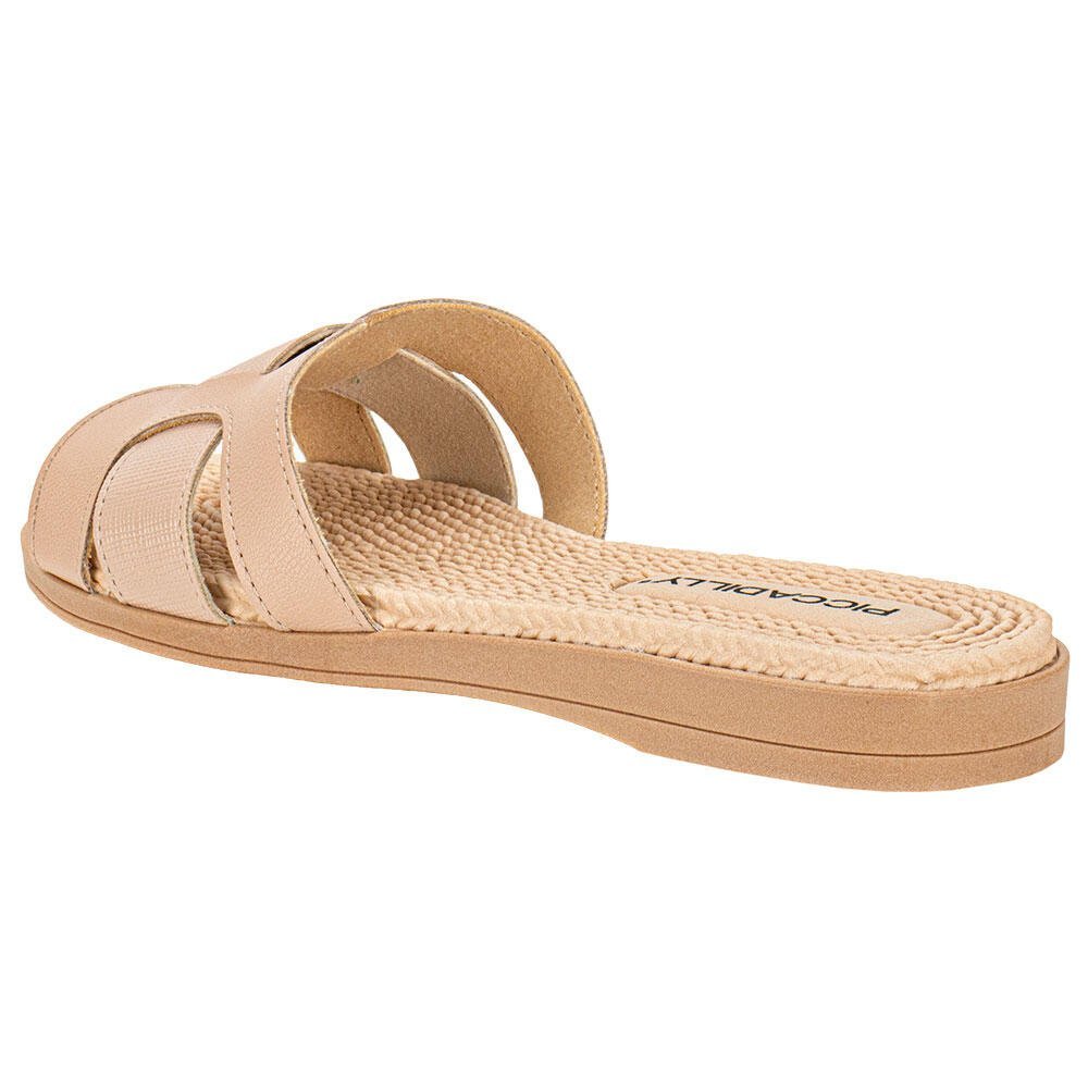 TAMANCO FEMININO FLAT PICCADILLY 513007  Bege 2
