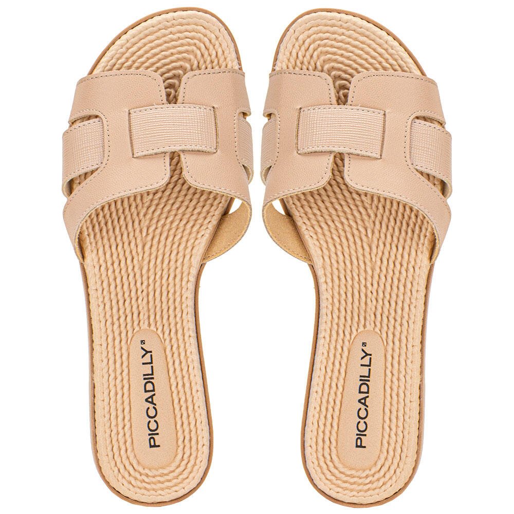 TAMANCO FEMININO FLAT PICCADILLY 513007  Bege 5