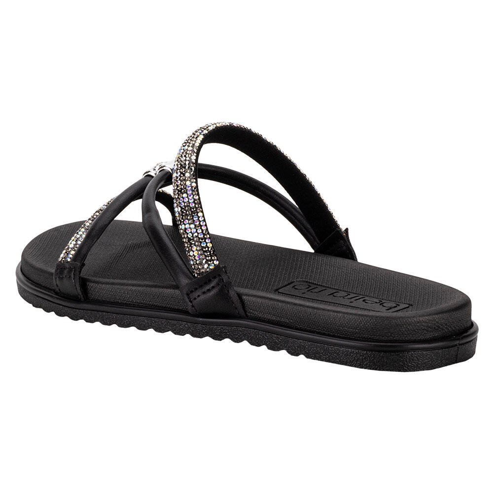 TAMANCO FEMININO FLAT BEIRA RIO 8529102 Preto 3