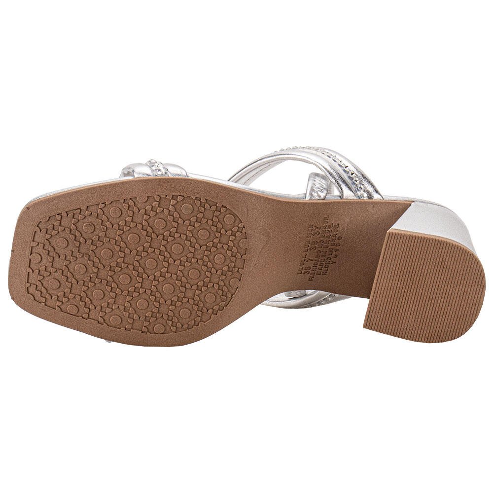 SANDÁLIA FEMININA SALTO GROSSO DAKOTA Y8391  Prata 4