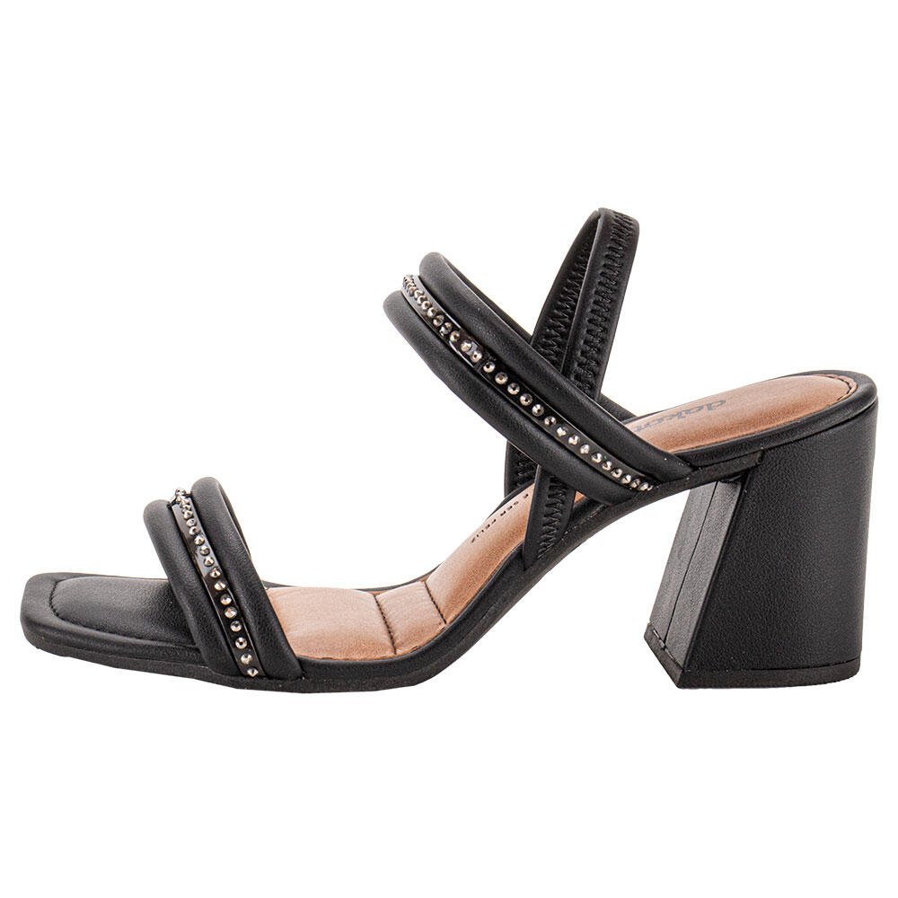 SANDÁLIA FEMININA SALTO GROSSO DAKOTA Y8391 Preto 2