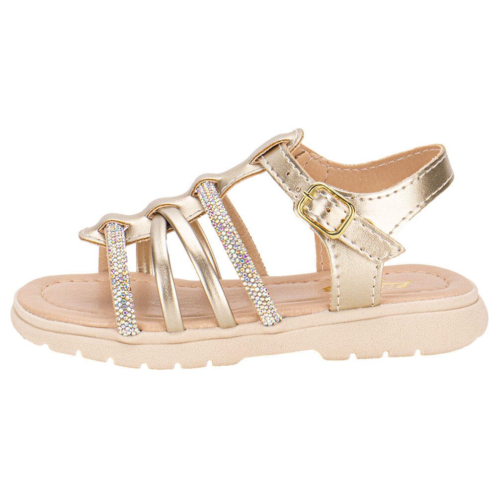 SANDÁLIA INFANTIL LILY KIDS 10162  Dourado 2