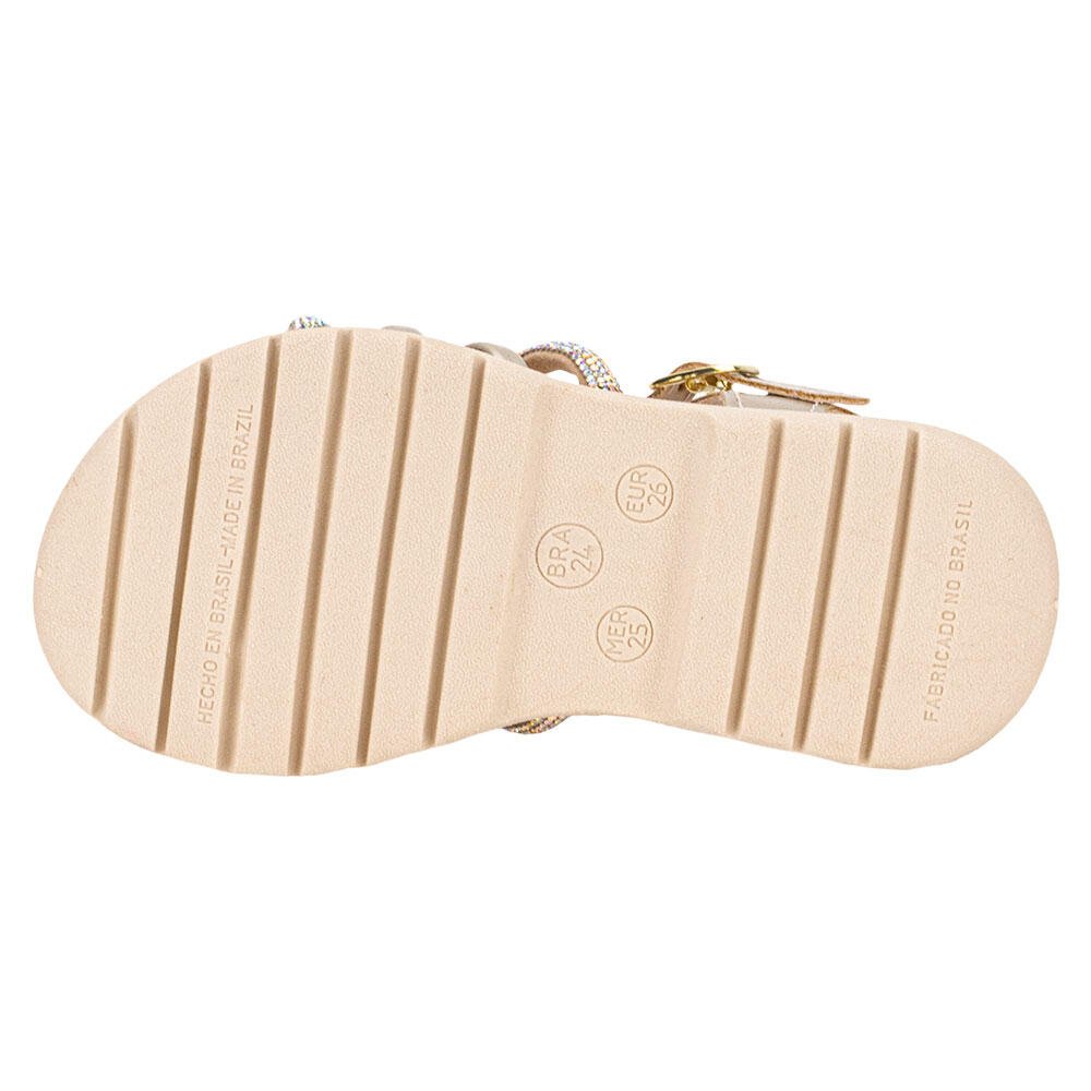 SANDÁLIA INFANTIL LILY KIDS 10162  Dourado 4