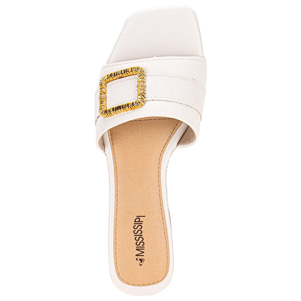 TAMANCO FEMININO SALTO GROSSO MISSISSIPI MB791  Branco 5