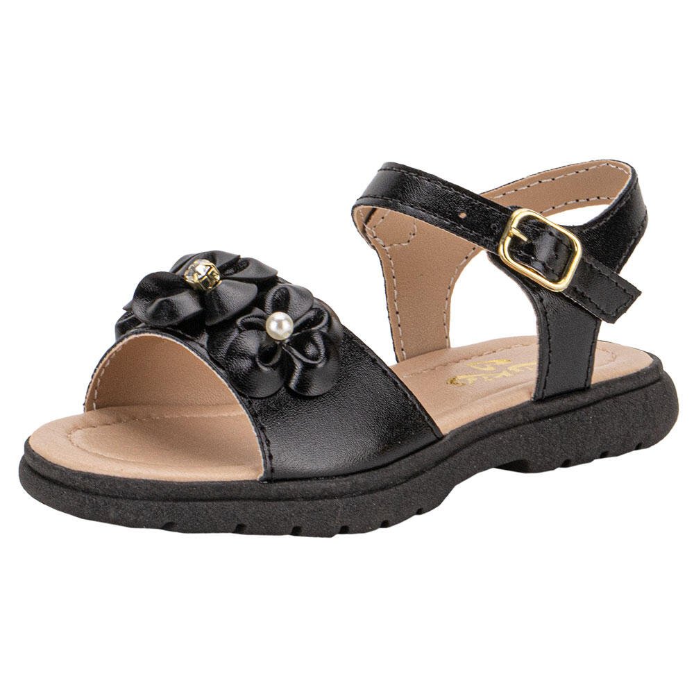 SANDÁLIA INFANTIL LILY KIDS 10168 Preto 1