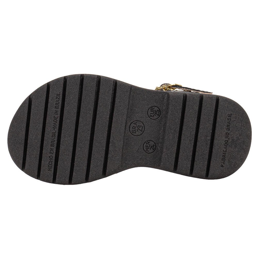 SANDÁLIA INFANTIL LILY KIDS 10168 Preto 4