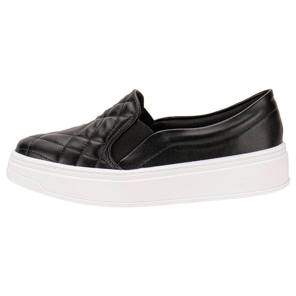 TÊNIS FEMININO SLIP ON BEIRA RIO 4305106  Preto 2