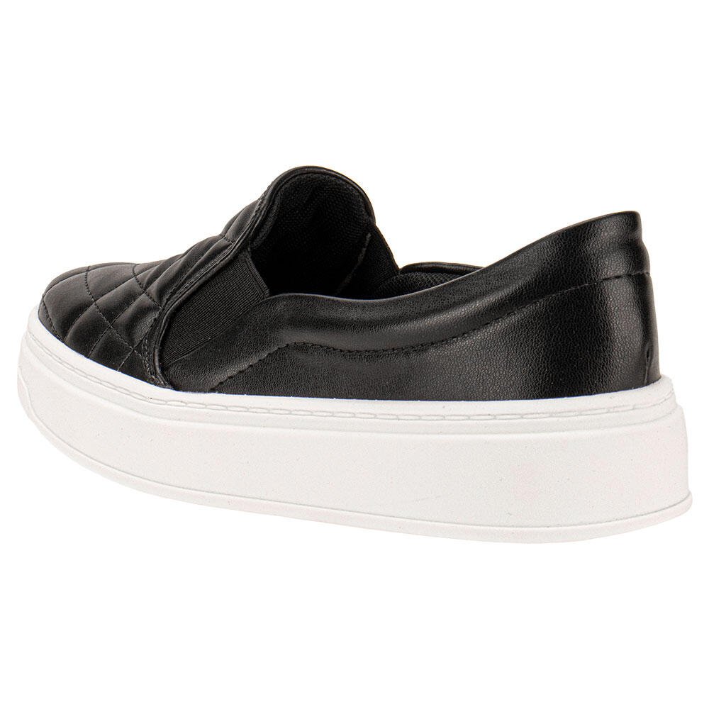 TÊNIS FEMININO SLIP ON BEIRA RIO 4305106  Preto 3